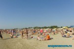 Центральный песчаный пляж в Анапе