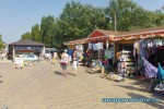 Торговые палатки на ул. Светлая в Витязево