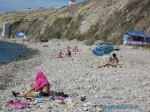 Галечный пляж в Анапе